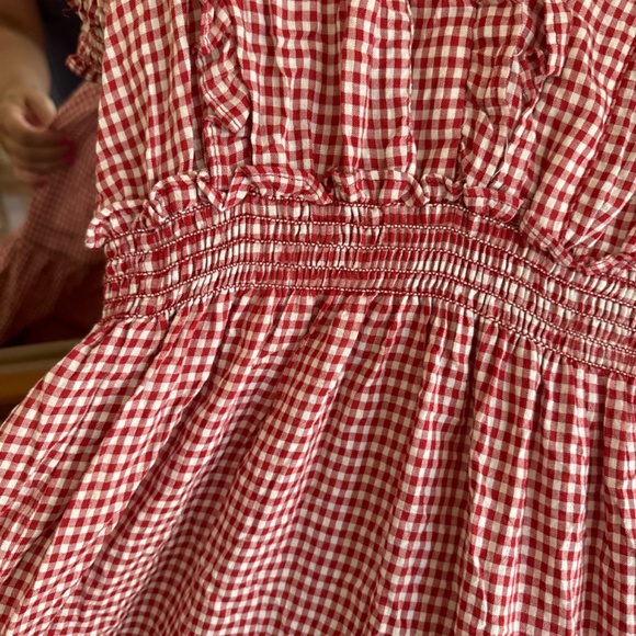 Red white gingham dress. SALE!!! - Picture 5 of 8
